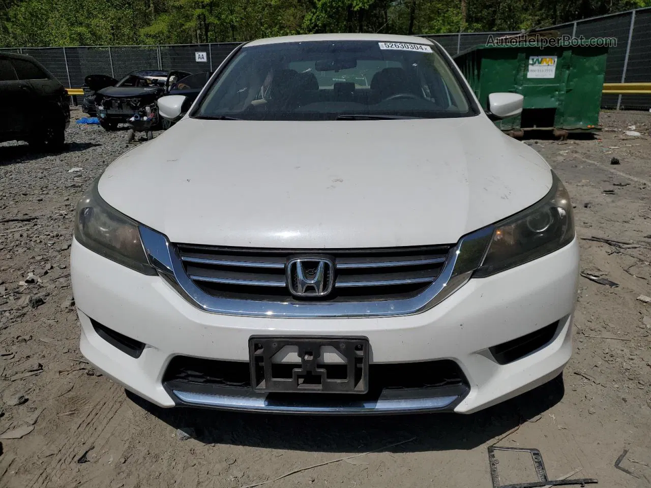 2015 Honda Accord Lx Белый vin: 1HGCR2F37FA026096