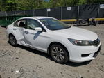 2015 Honda Accord Lx White vin: 1HGCR2F37FA026096