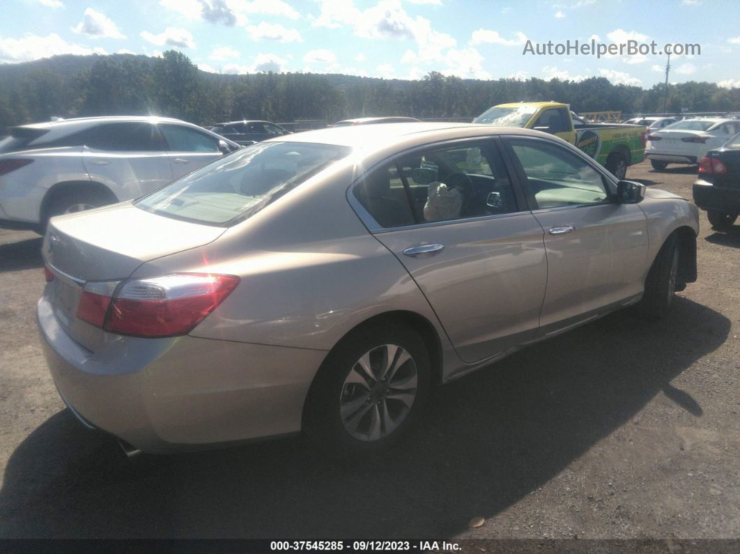 2015 Honda Accord Sedan Lx Beige vin: 1HGCR2F37FA043870