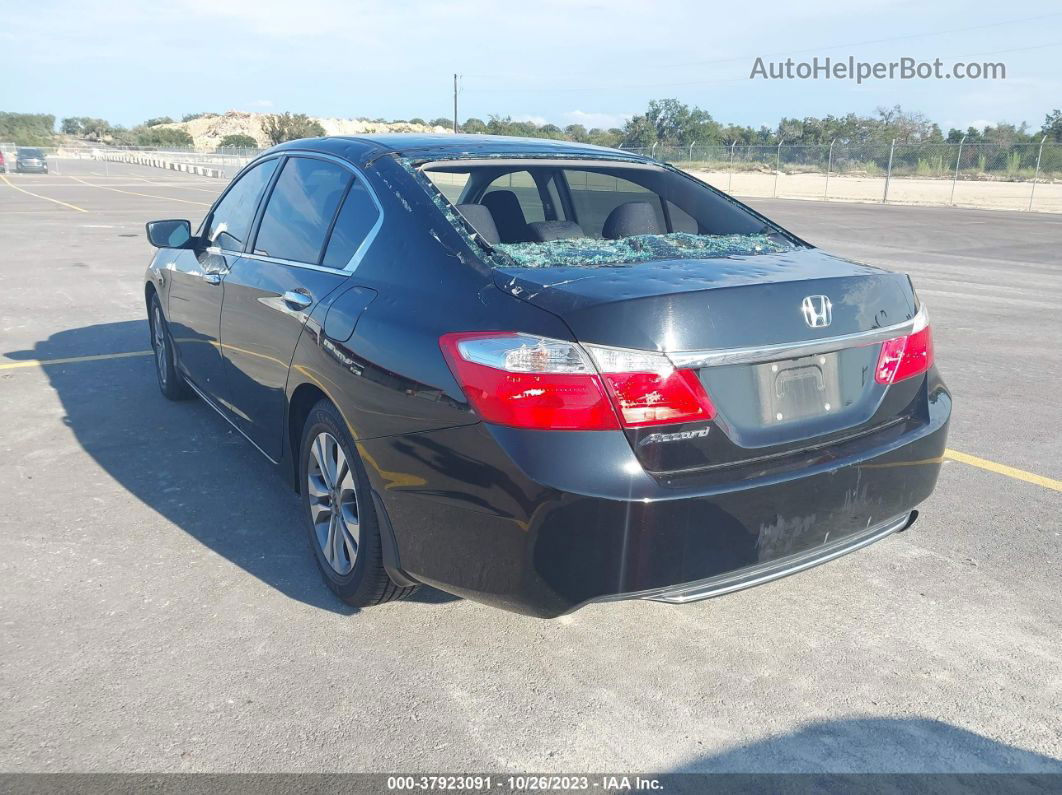 2015 Honda Accord Sedan Lx Black vin: 1HGCR2F37FA079395