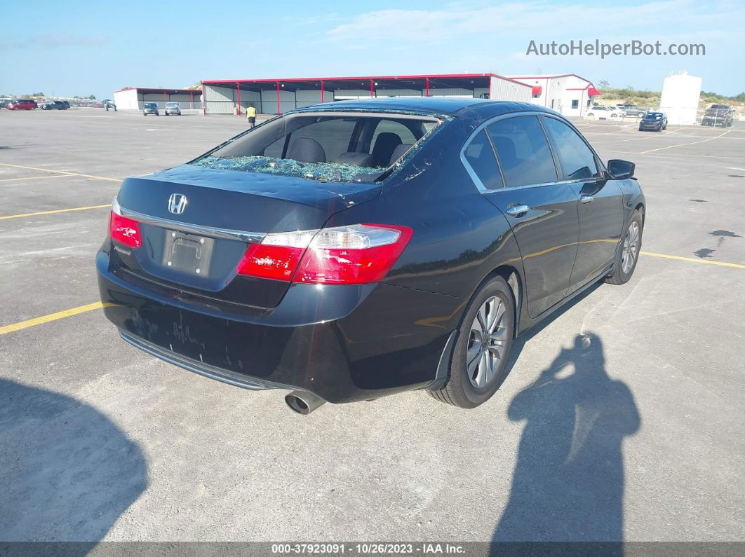 2015 Honda Accord Sedan Lx Black vin: 1HGCR2F37FA079395