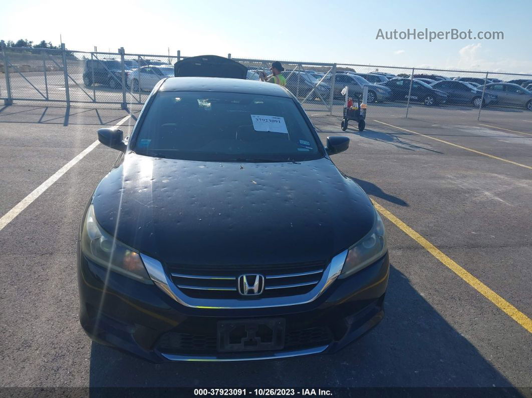 2015 Honda Accord Sedan Lx Black vin: 1HGCR2F37FA079395