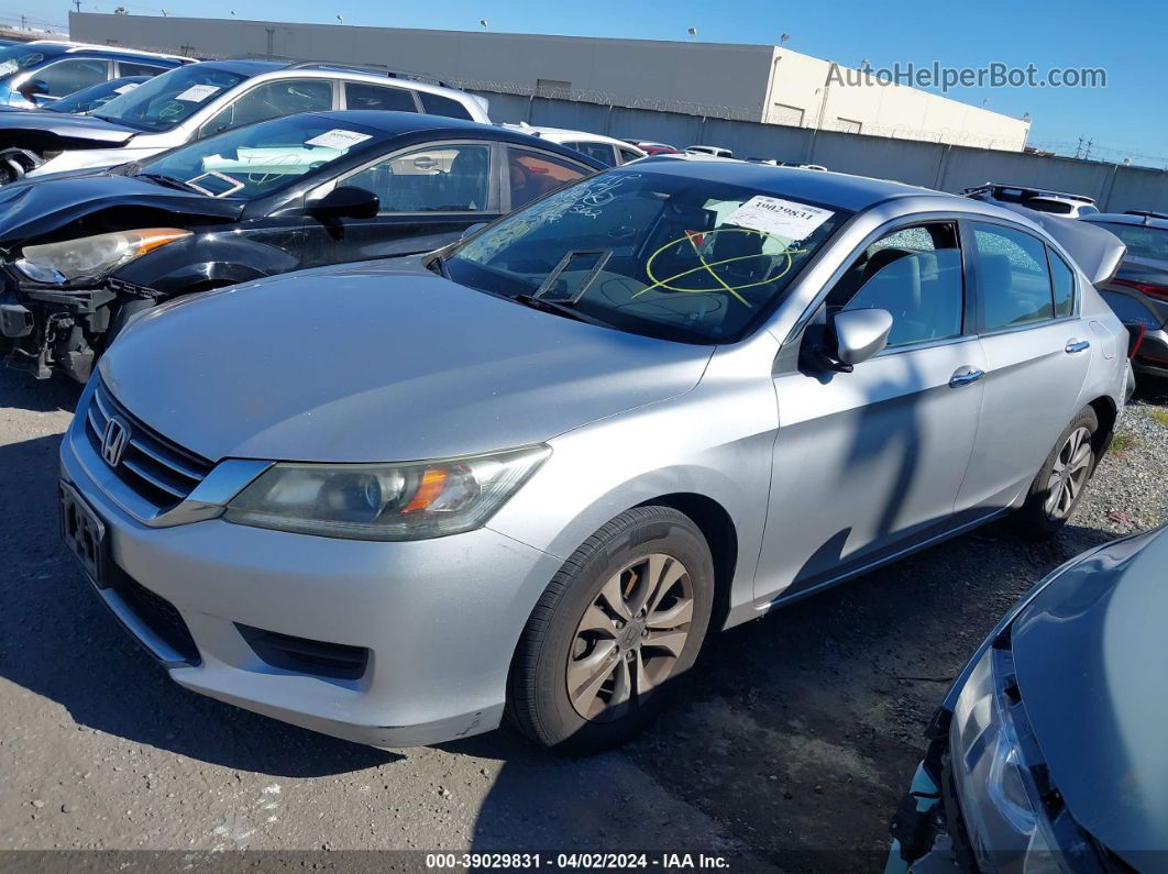 2015 Honda Accord Lx Silver vin: 1HGCR2F37FA081633