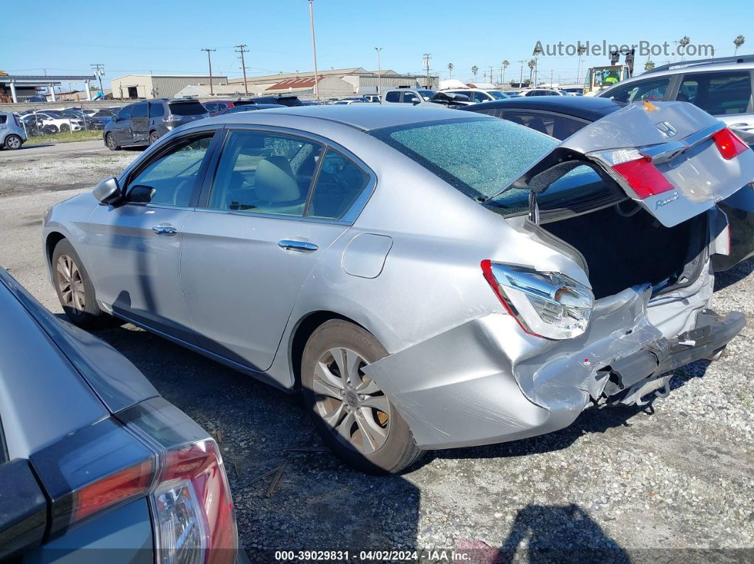 2015 Honda Accord Lx Silver vin: 1HGCR2F37FA081633