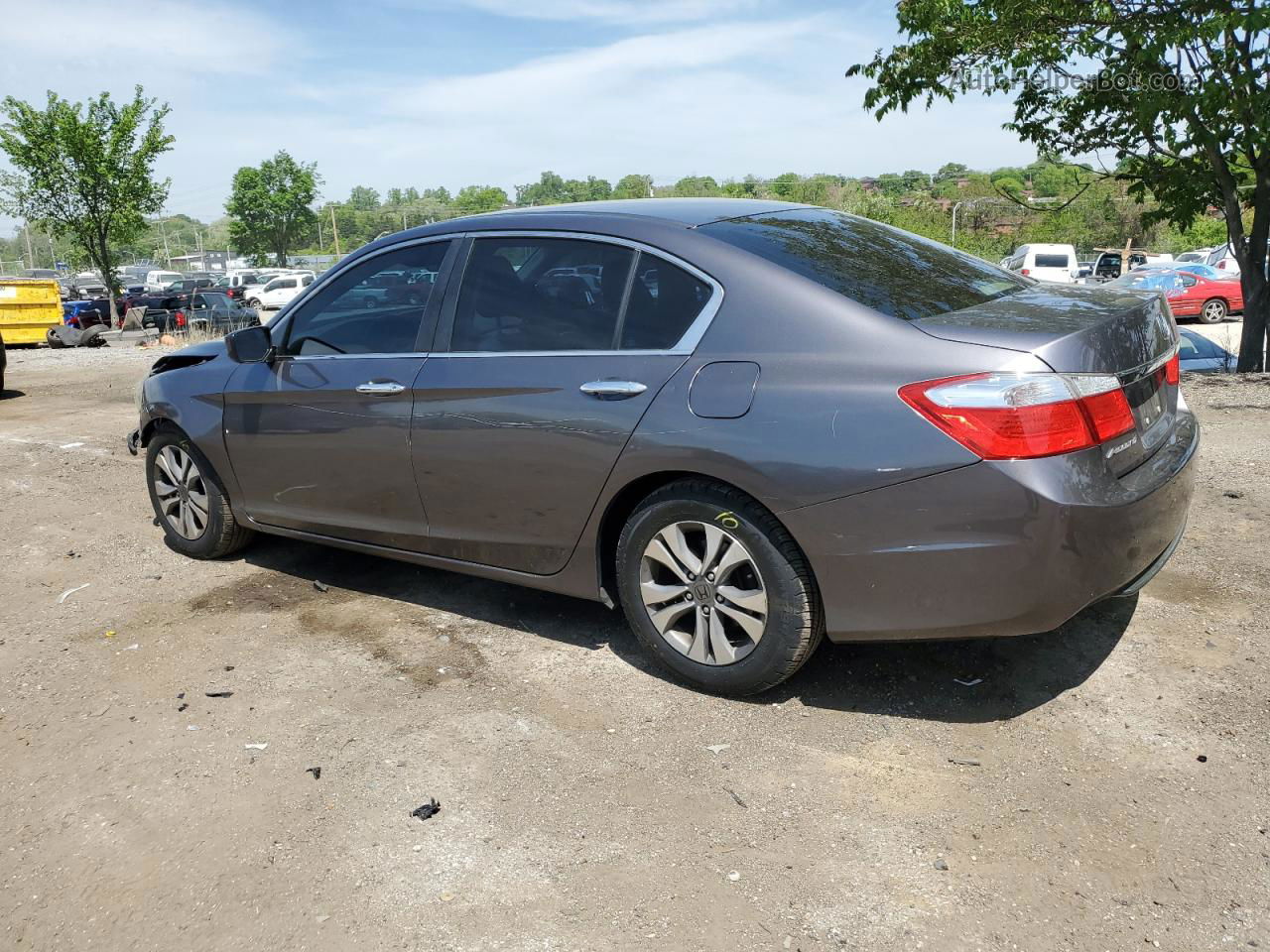 2015 Honda Accord Lx Gray vin: 1HGCR2F37FA092129