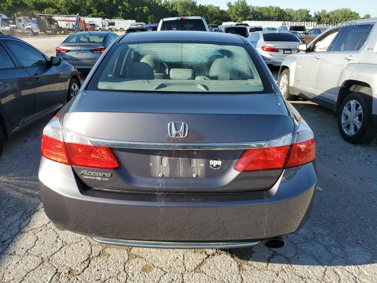 2015 Honda Accord Lx Серый vin: 1HGCR2F37FA109687