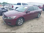 2015 Honda Accord Lx Бордовый vin: 1HGCR2F37FA117580