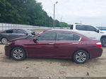 2015 Honda Accord Lx Burgundy vin: 1HGCR2F37FA117580