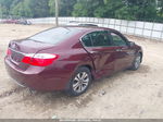 2015 Honda Accord Lx Burgundy vin: 1HGCR2F37FA117580