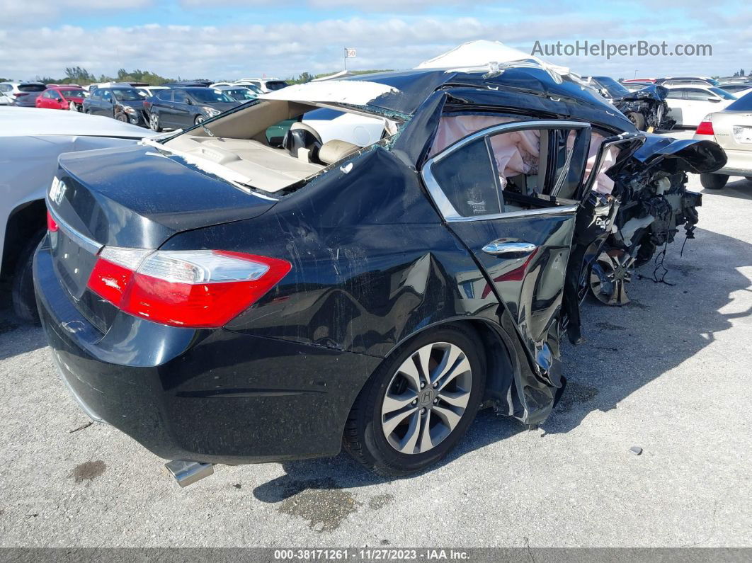 2015 Honda Accord Lx Black vin: 1HGCR2F37FA164835