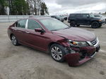 2015 Honda Accord Lx Burgundy vin: 1HGCR2F37FA167802