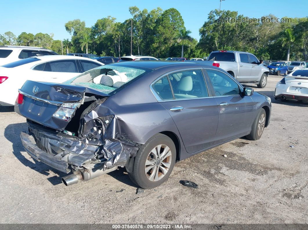 2015 Honda Accord Sedan Lx Gray vin: 1HGCR2F37FA199567