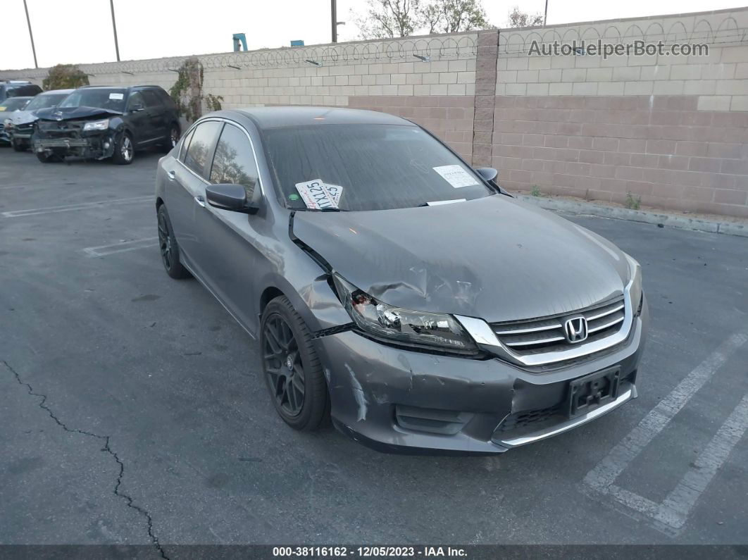 2015 Honda Accord Sedan Lx Gray vin: 1HGCR2F37FA235953