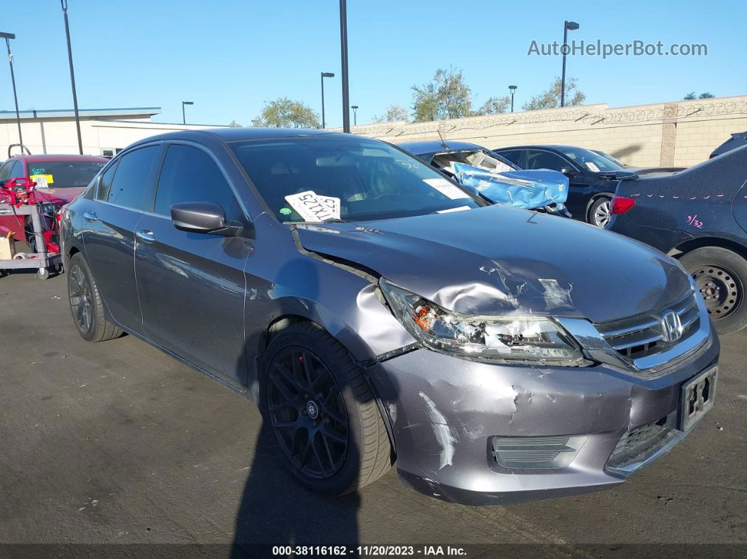 2015 Honda Accord Sedan Lx Gray vin: 1HGCR2F37FA235953