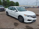 2016 Honda Accord Lx White vin: 1HGCR2F37GA120755