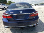 2016 Honda Accord Lx Blue vin: 1HGCR2F37GA191311