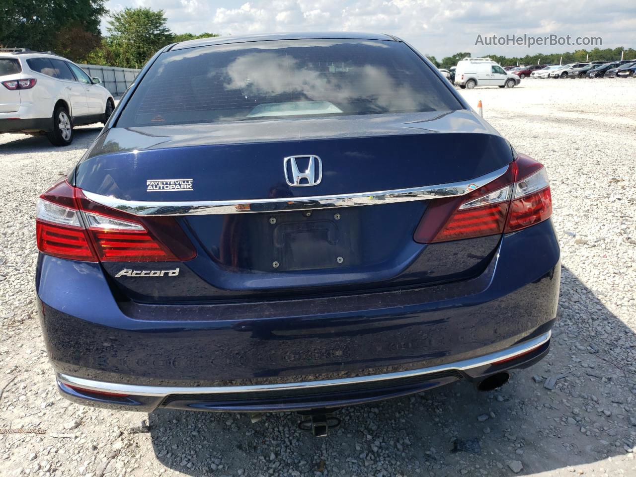 2016 Honda Accord Lx Blue vin: 1HGCR2F37GA191311