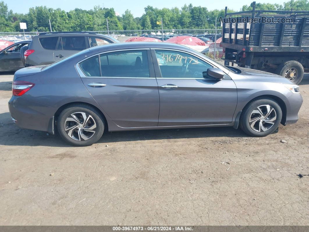 2016 Honda Accord Lx Gray vin: 1HGCR2F37GA224842