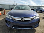 2016 Honda Accord Lx Blue vin: 1HGCR2F37GA231077