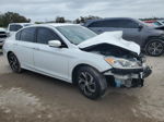 2017 Honda Accord Lx White vin: 1HGCR2F37HA111247