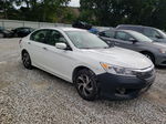 2017 Honda Accord Lx White vin: 1HGCR2F37HA267000