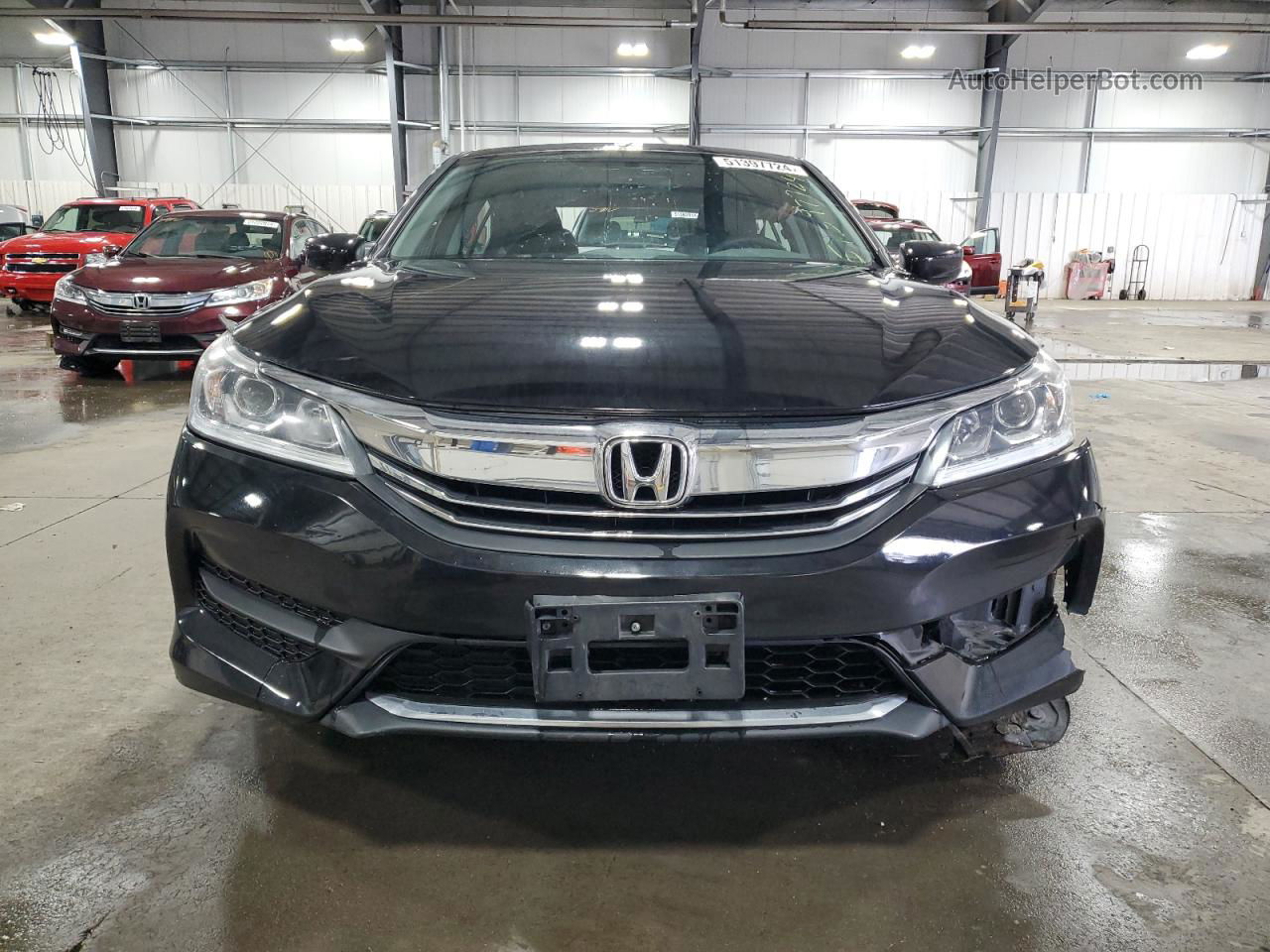 2017 Honda Accord Lx Black vin: 1HGCR2F37HA303199