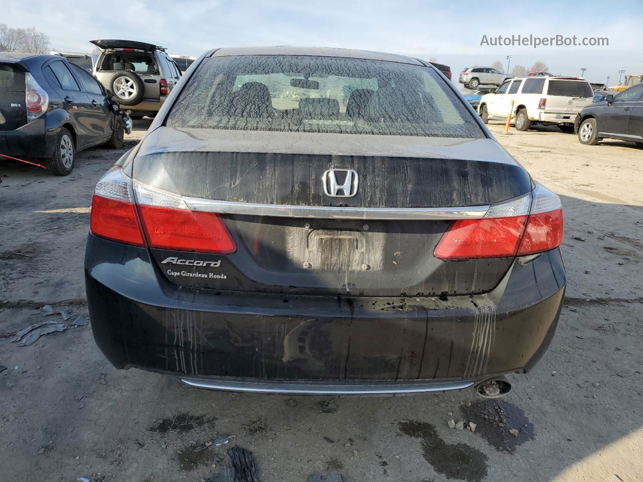 2014 Honda Accord Lx Черный vin: 1HGCR2F38EA016577