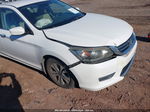 2014 Honda Accord Lx White vin: 1HGCR2F38EA029068