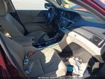 2014 Honda Accord Lx Burgundy vin: 1HGCR2F38EA038028