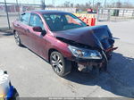 2014 Honda Accord Lx Burgundy vin: 1HGCR2F38EA038028