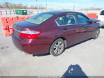 2014 Honda Accord Lx Burgundy vin: 1HGCR2F38EA038028