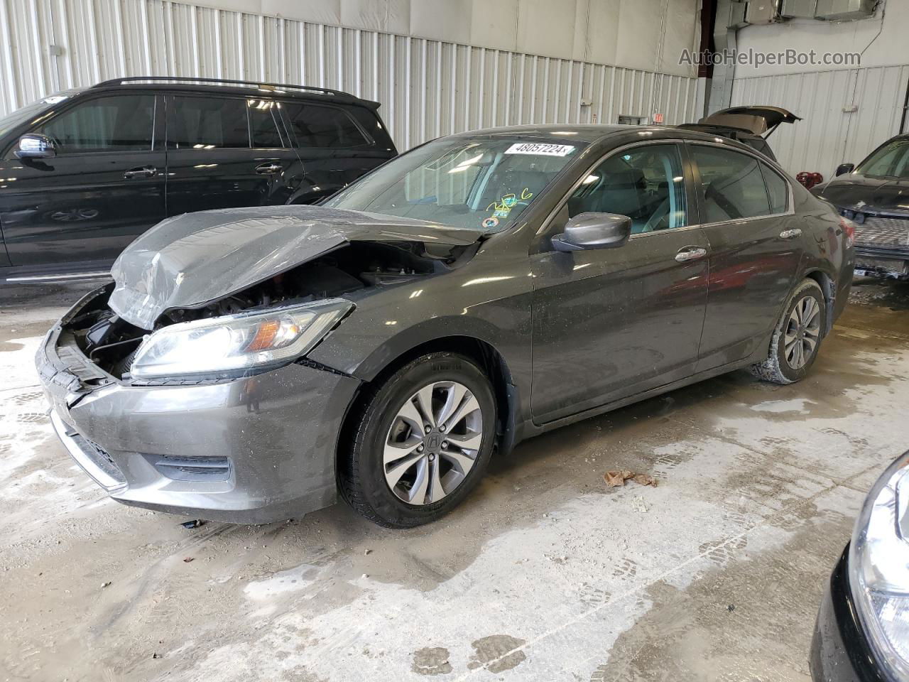 2014 Honda Accord Lx Серый vin: 1HGCR2F38EA132507