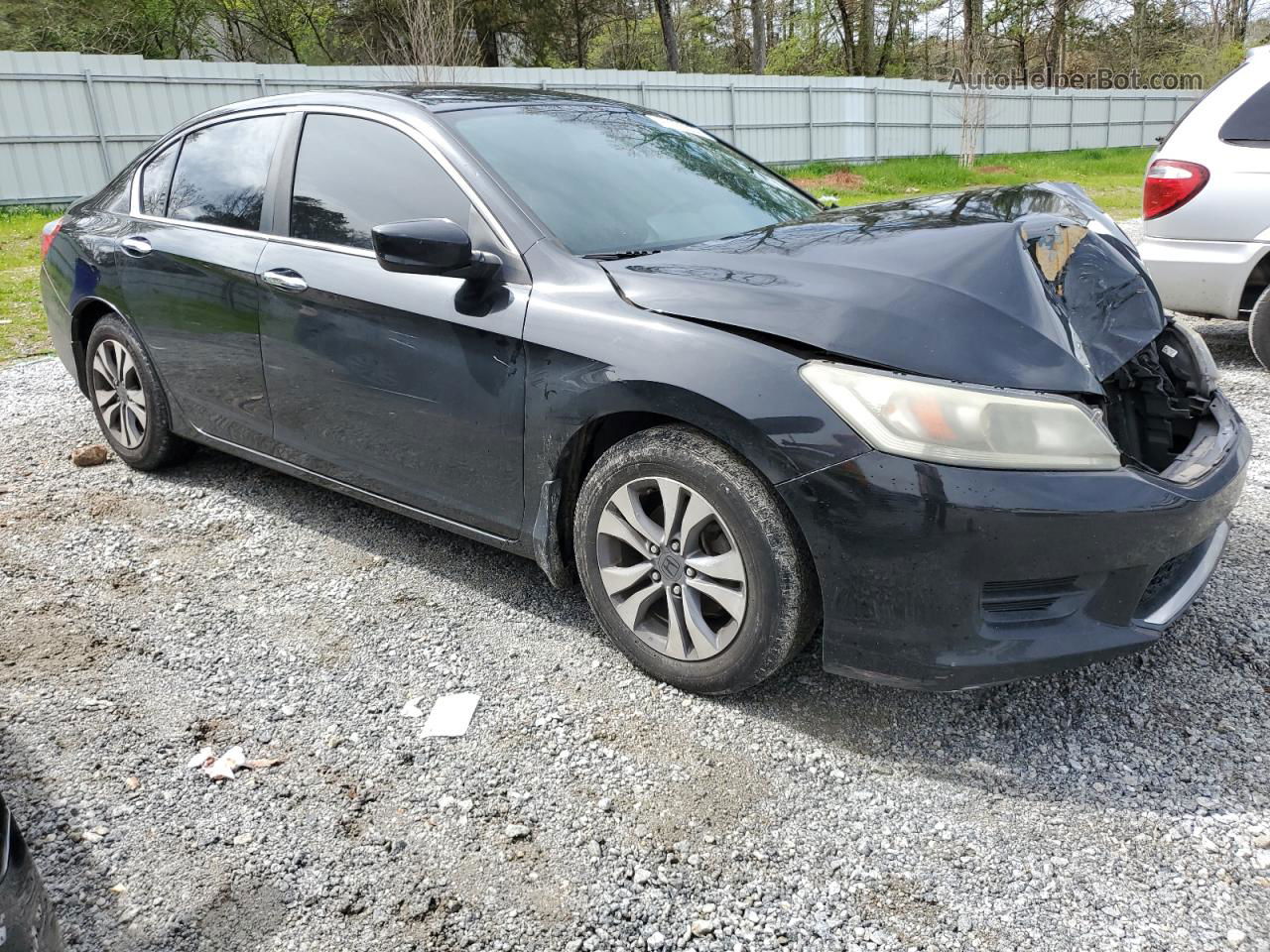 2014 Honda Accord Lx Black vin: 1HGCR2F38EA158783