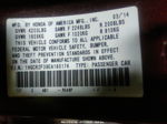 2014 Honda Accord Sdn Lx Maroon vin: 1HGCR2F38EA185174