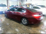 2014 Honda Accord Sdn Lx Темно-бордовый vin: 1HGCR2F38EA185174