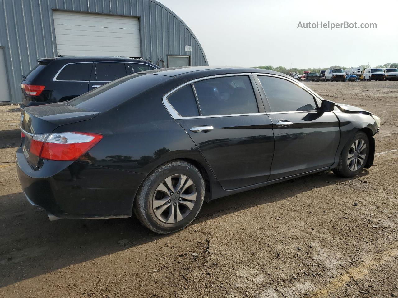 2014 Honda Accord Lx Black vin: 1HGCR2F38EA187846