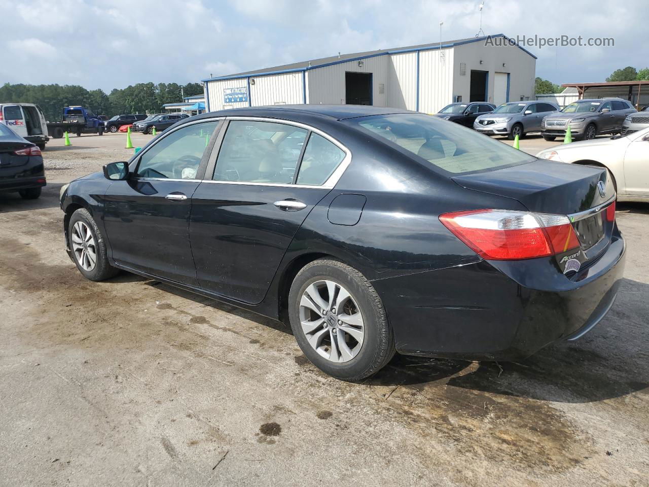 2014 Honda Accord Lx Black vin: 1HGCR2F38EA190343