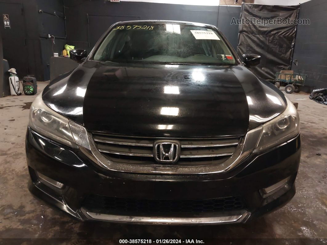 2014 Honda Accord Lx Black vin: 1HGCR2F38EA193131