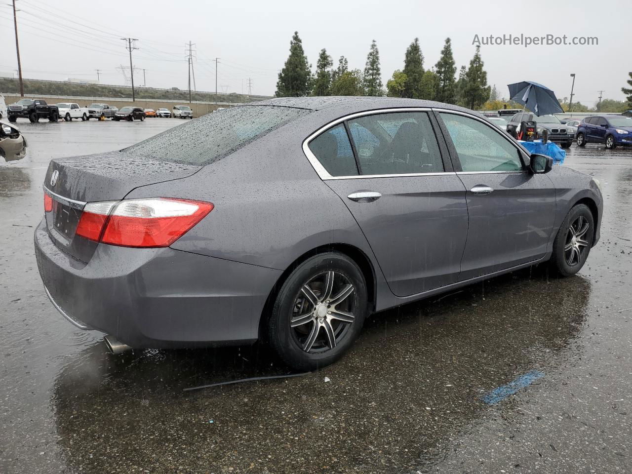 2014 Honda Accord Lx Charcoal vin: 1HGCR2F38EA200496