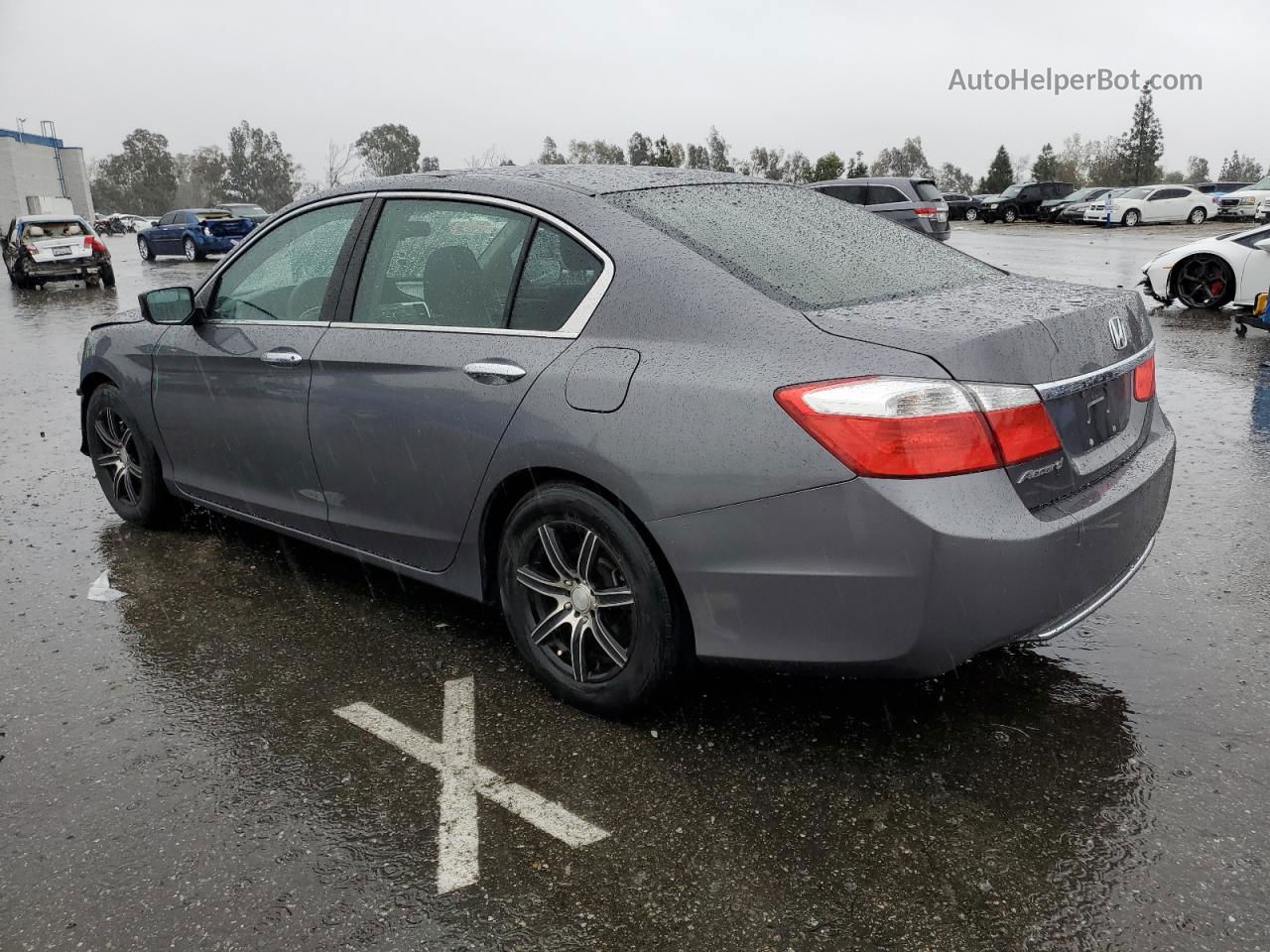 2014 Honda Accord Lx Charcoal vin: 1HGCR2F38EA200496