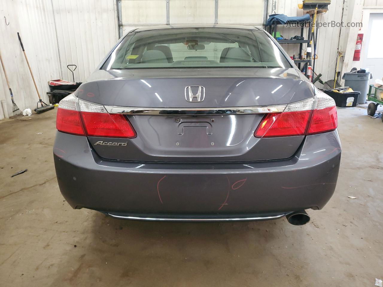 2014 Honda Accord Lx Gray vin: 1HGCR2F38EA219453