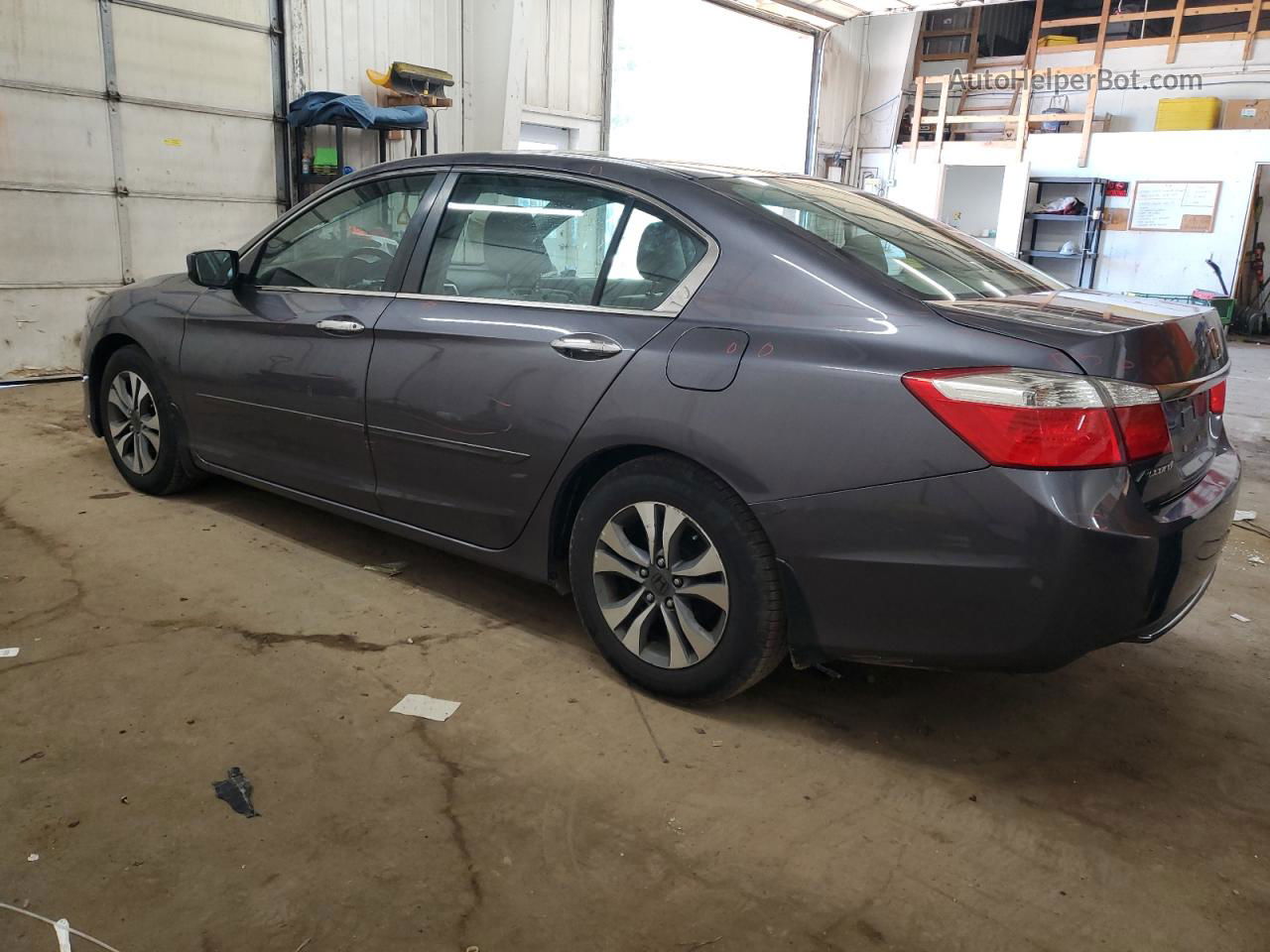 2014 Honda Accord Lx Gray vin: 1HGCR2F38EA219453