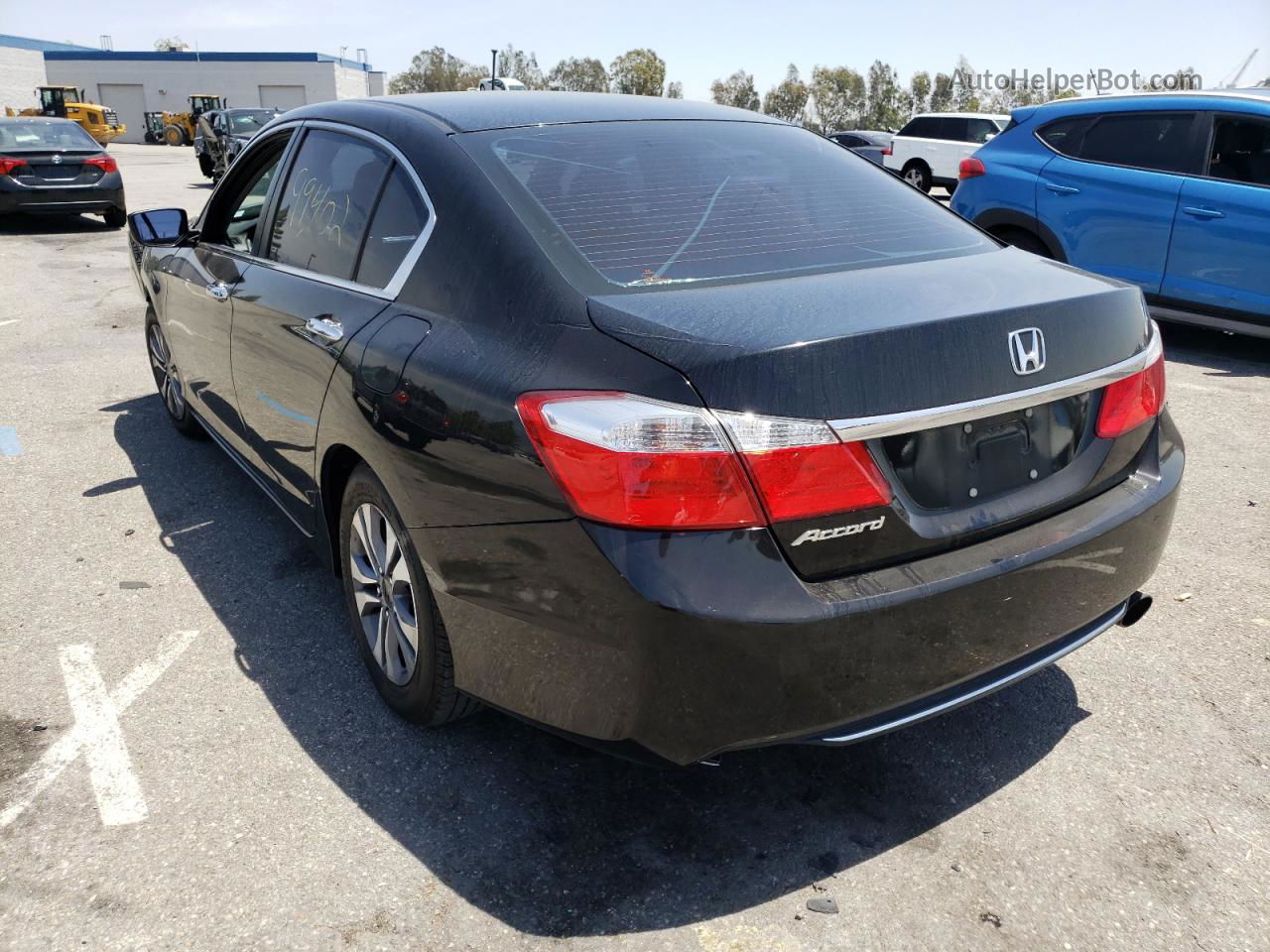 2014 Honda Accord Lx Black vin: 1HGCR2F38EA258172