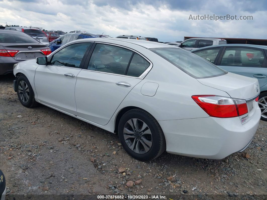 2015 Honda Accord Sedan Lx White vin: 1HGCR2F38FA045840