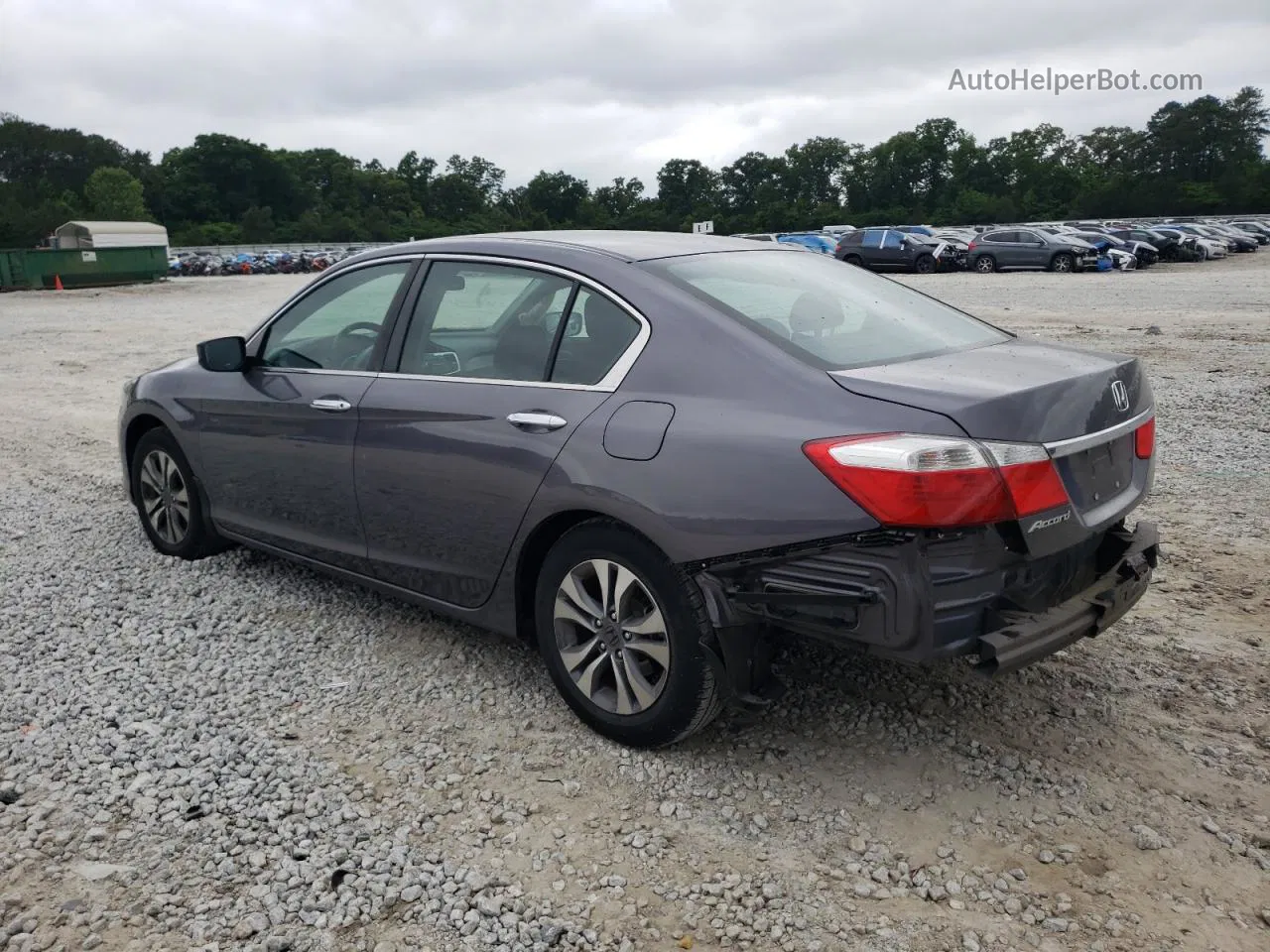 2015 Honda Accord Lx Gray vin: 1HGCR2F38FA075243