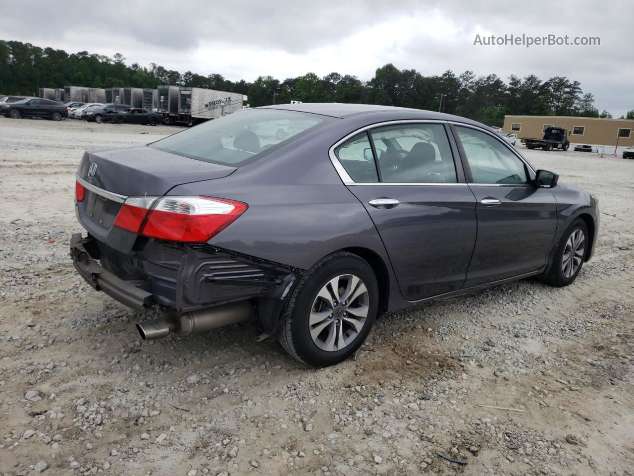 2015 Honda Accord Lx Gray vin: 1HGCR2F38FA075243