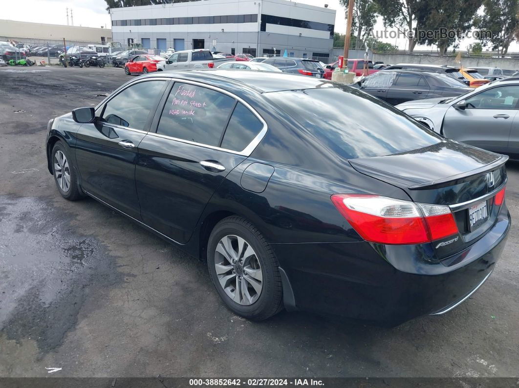 2015 Honda Accord Lx Black vin: 1HGCR2F38FA184236