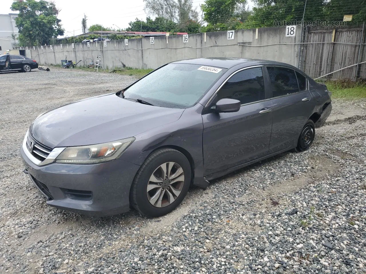 2015 Honda Accord Lx Серый vin: 1HGCR2F38FA199562