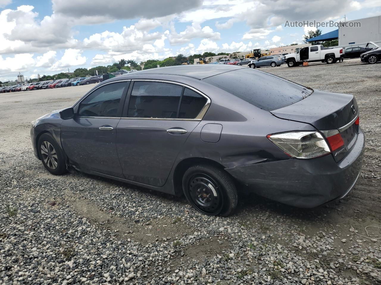 2015 Honda Accord Lx Gray vin: 1HGCR2F38FA199562