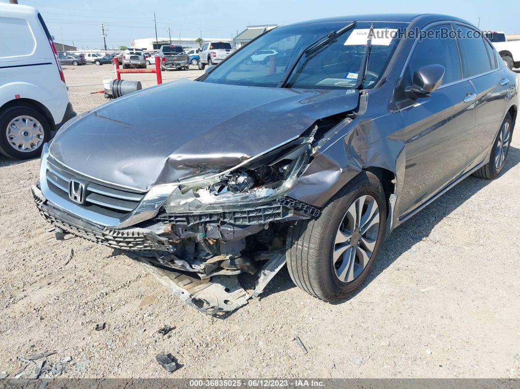 2015 Honda Accord Sedan Lx Gray vin: 1HGCR2F38FA217042